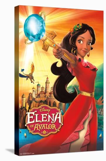 Disney Elena of Avalor - One Sheet-Trends International-Stretched Canvas