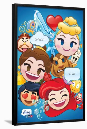 Disney Emoji - Disney Princess-Trends International-Framed Poster