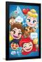 Disney Emoji - Disney Princess-Trends International-Framed Poster