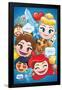 DISNEY EMOJI - PRINCESS-null-Framed Poster