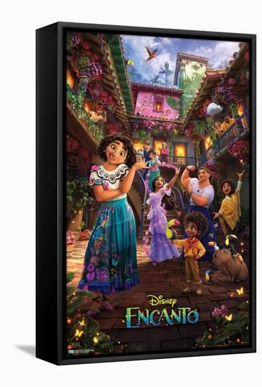 Disney Encanto - Family One Sheet-Trends International-Framed Stretched Canvas