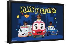 Disney Firebuds - Work Together-Trends International-Framed Poster