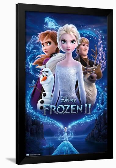 Disney Frozen 2 - Key Art-Trends International-Framed Poster