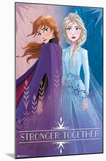 Disney Frozen 2 - Sisters-Trends International-Mounted Poster