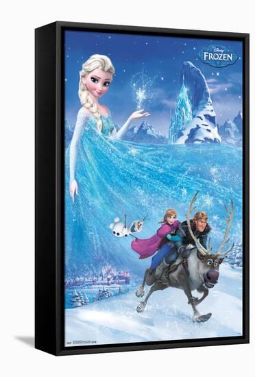 Disney Frozen - Adventure One Sheet-Trends International-Framed Stretched Canvas