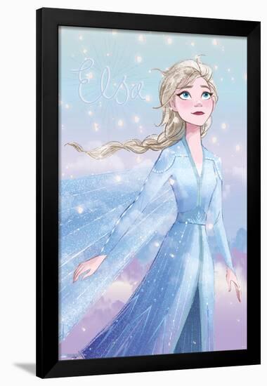 Disney Frozen - Elsa Glance-Trends International-Framed Poster