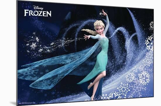 Disney Frozen - Elsa-Trends International-Mounted Poster