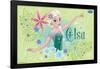 Disney Frozen Fever - Elsa-Trends International-Framed Poster