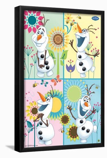 Disney Frozen Fever - Olaf-Trends International-Framed Poster