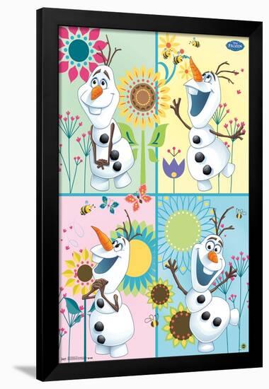 Disney Frozen Fever - Olaf-Trends International-Framed Poster