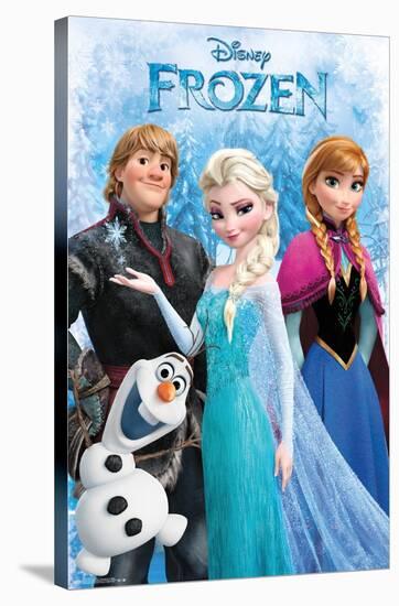 Disney Frozen - Group-Trends International-Stretched Canvas