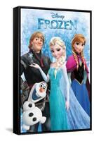 Disney Frozen - Group-Trends International-Framed Stretched Canvas