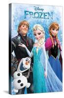 Disney Frozen - Group-Trends International-Stretched Canvas