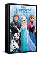 Disney Frozen - Group-Trends International-Framed Stretched Canvas