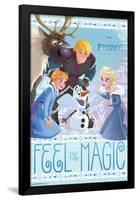 Disney Frozen: Olaf's Frozen Adventure - Elsa-Trends International-Framed Poster