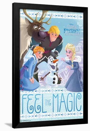 Disney Frozen: Olaf's Frozen Adventure - Elsa-Trends International-Framed Poster