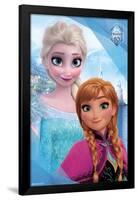 Disney Frozen - Sisters 10th Anniversary-Trends International-Framed Poster