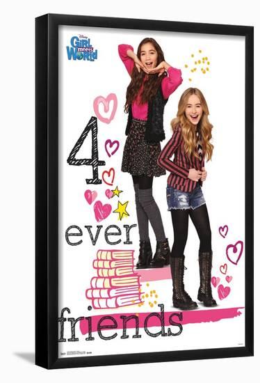 Disney Girl Meets World - Friends-Trends International-Framed Poster