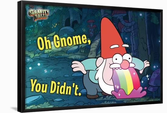 Disney Gravity Falls - Oh Gnome, You Didn't-Trends International-Framed Poster