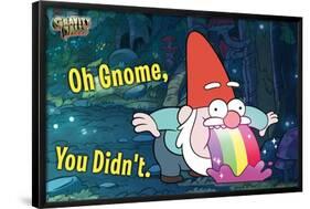 Disney Gravity Falls - Oh Gnome, You Didn't-Trends International-Framed Poster