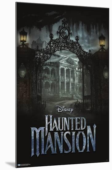 Disney Haunted Mansion - Mansion-Trends International-Mounted Poster