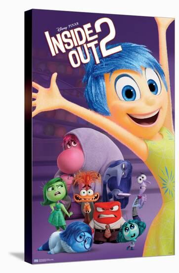 Disney Inside Out 2 - Group-Trends International-Stretched Canvas