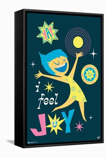 Disney Inside Out 2 - I Feel Joy-Trends International-Framed Stretched Canvas