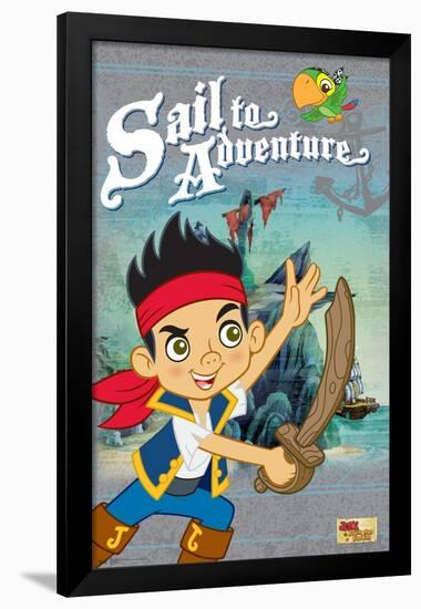 Disney Jake and the Neverland Pirates - Sail to Adventure-Trends International-Framed Poster