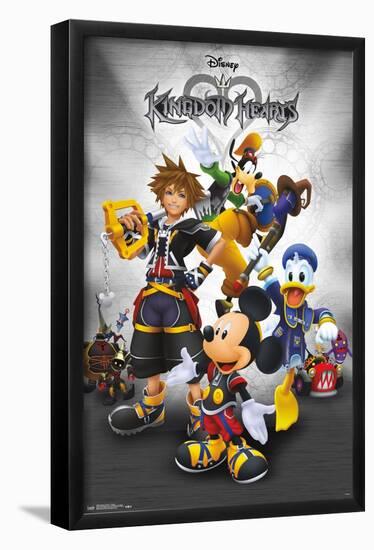 Disney Kingdom Hearts 2 - Collage-Trends International-Framed Poster