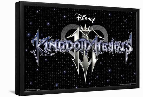 Disney Kingdom Hearts 3 - Logo-Trends International-Framed Poster