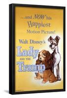 Disney Lady and The Tramp - One Sheet-Trends International-Framed Poster