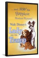 Disney Lady and The Tramp - One Sheet-Trends International-Framed Poster