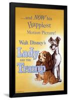 Disney Lady and The Tramp - One Sheet-Trends International-Framed Poster