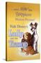 Disney Lady and The Tramp - One Sheet-Trends International-Stretched Canvas