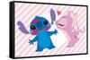 Disney Lilo and Stitch - Angel and Stitch-Trends International-Framed Stretched Canvas