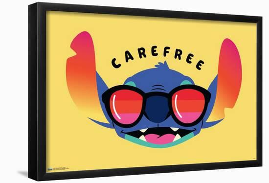 Disney Lilo and Stitch - Carefree-Trends International-Framed Poster