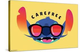 Disney Lilo and Stitch - Carefree-Trends International-Stretched Canvas