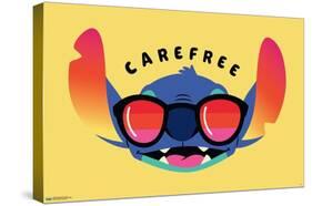 Disney Lilo and Stitch - Carefree-Trends International-Stretched Canvas