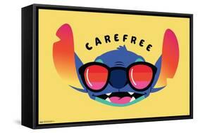 Disney Lilo and Stitch - Carefree-Trends International-Framed Stretched Canvas