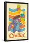 Disney Lilo and Stitch - Chillin-Trends International-Framed Poster