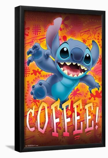 Disney Lilo and Stitch - Coffee-Trends International-Framed Poster