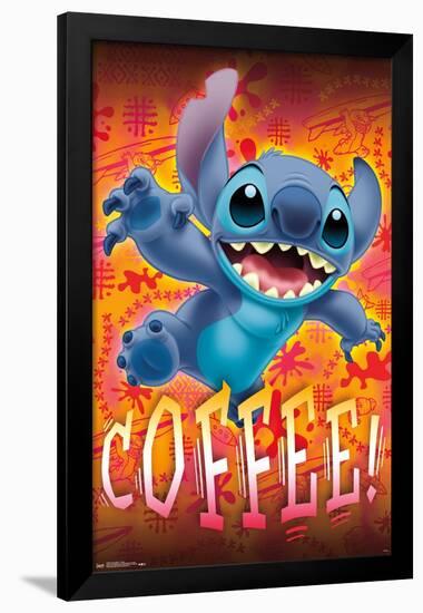 Disney Lilo and Stitch - Coffee-Trends International-Framed Poster