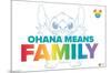 Disney Lilo and Stitch - Family Pride-Trends International-Mounted Poster