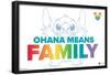 Disney Lilo and Stitch - Family Pride-Trends International-Framed Poster