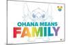 Disney Lilo and Stitch - Family Pride-Trends International-Mounted Poster