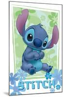 Disney Lilo and Stitch - Flowers-Trends International-Mounted Poster