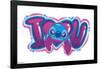 Disney Lilo and Stitch - I Heart You-Trends International-Framed Poster