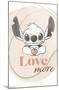 Disney Lilo and Stitch - Love More-Trends International-Mounted Poster
