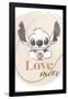 Disney Lilo and Stitch - Love More-Trends International-Framed Poster