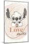 Disney Lilo and Stitch - Love More-Trends International-Mounted Poster